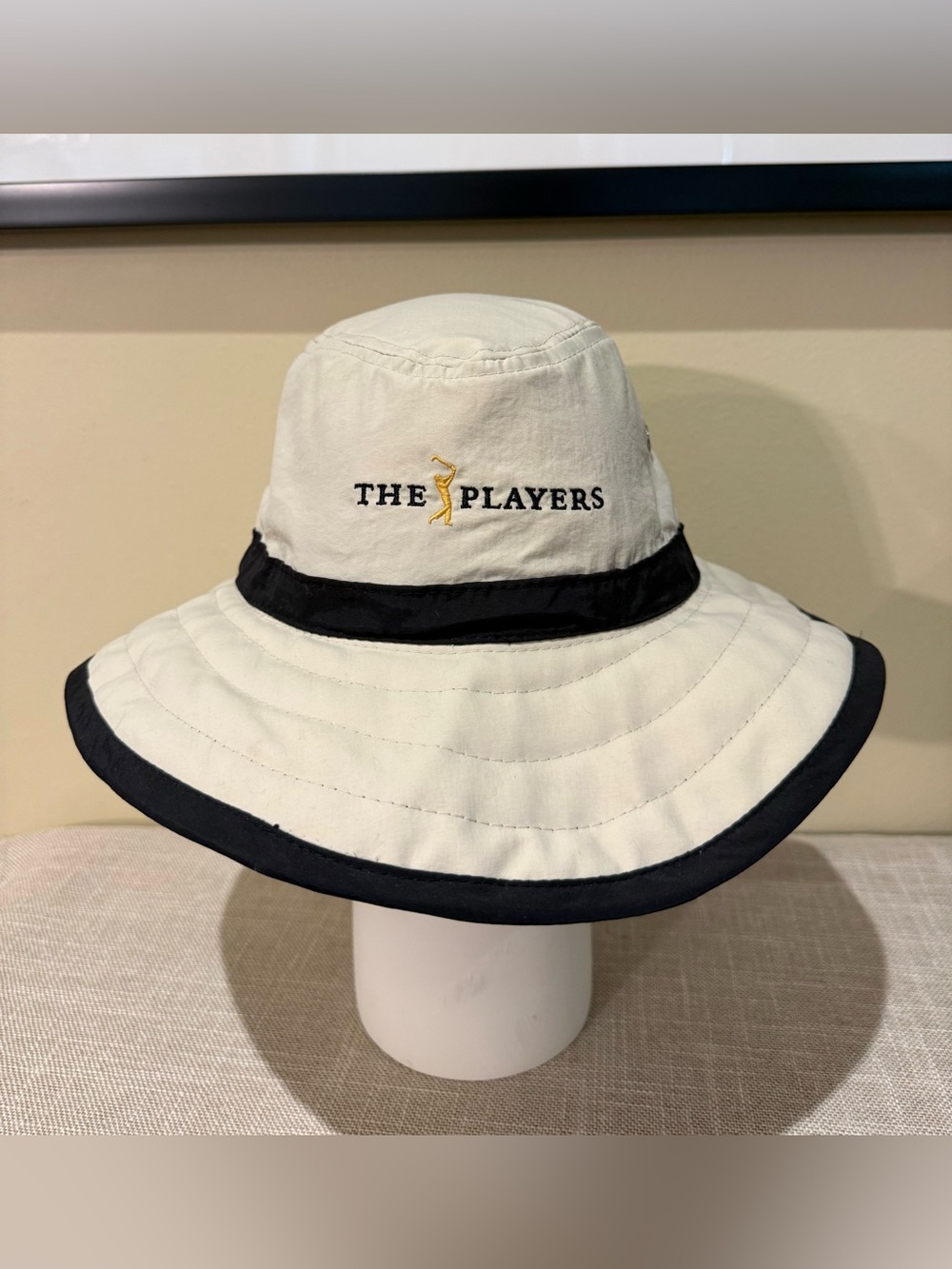 Ahead THE PLAYERS Championship "The Palmer" Golf Bucket Hat Cream Black S/M